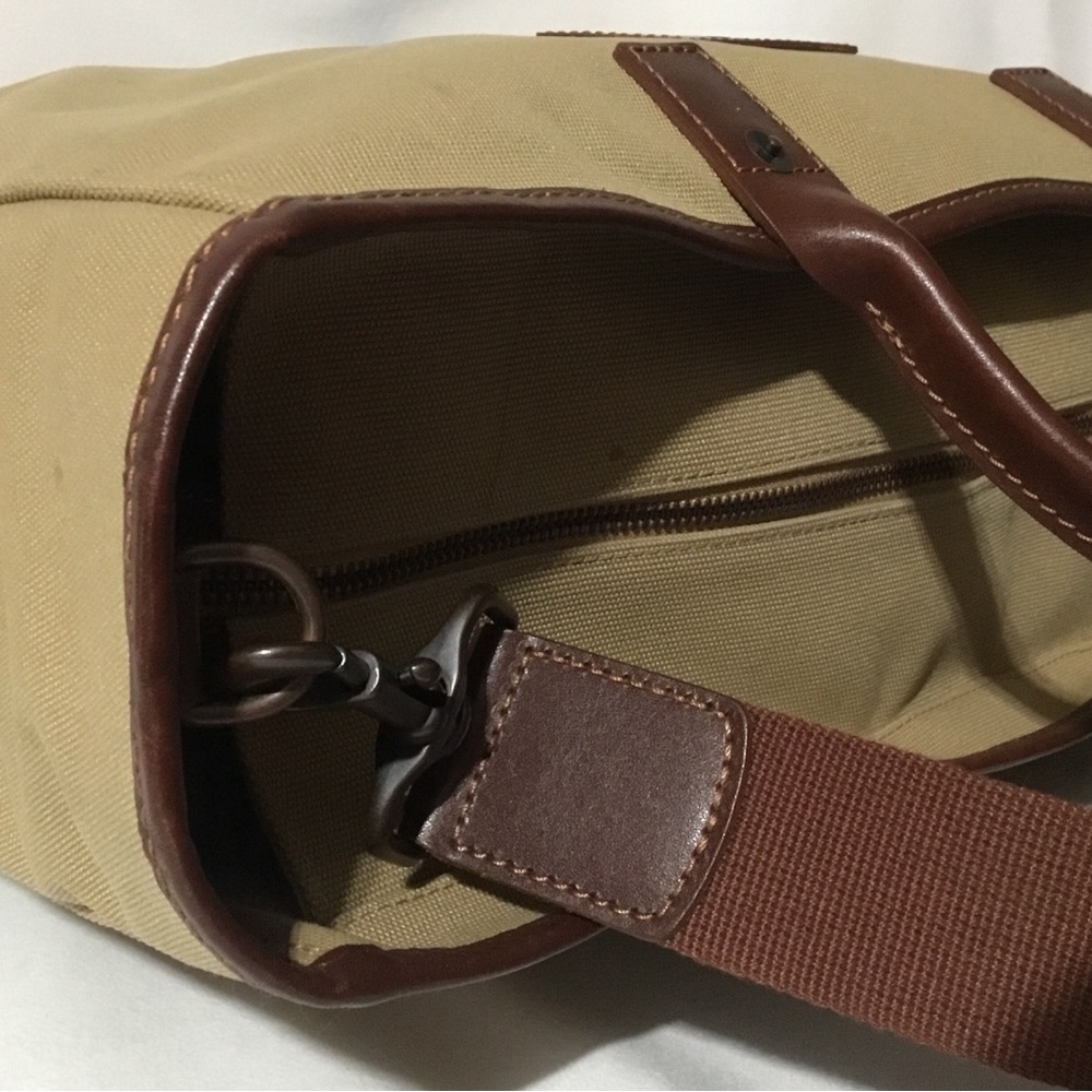 Authentic Longchamp Canvas Leather Convertible To… - image 8